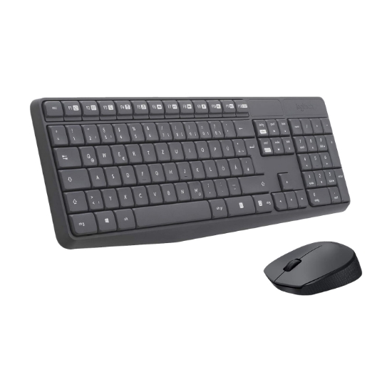Imagen de Teclado con Mouse Logitech, MK235, Wireless Keyboard+Wireless Mouse, HACLOG063