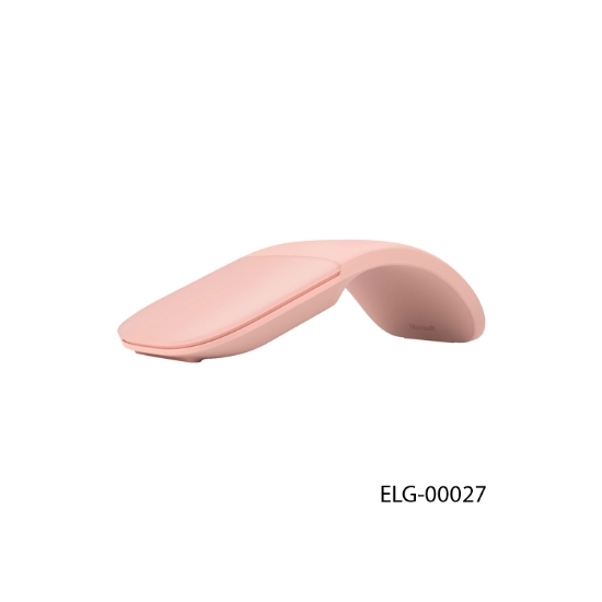 Imagen de Microsoft Arc Mouse Wireless Bluetooth Soft Pink HACMIC111