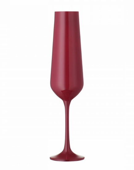 Imagen de Copa Champagne Rojo Bar Selec.200Ml X 6