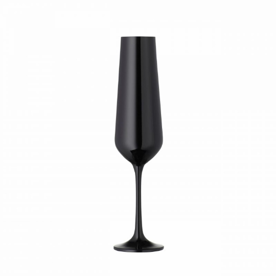 Imagen de Copa Champagne  Negro Bar Selec.200Ml X6