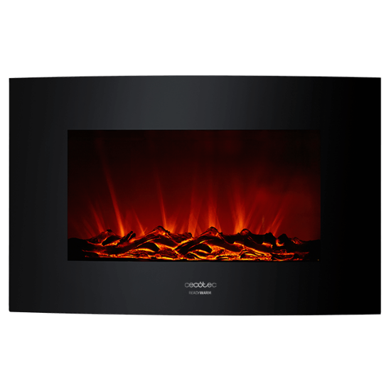 Imagen de Calefactor Chimenea Ready Warm 3500 Curved Flames de Cecotec