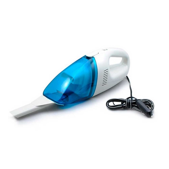  Aspirador de coche ciclónico de 12 V para automóvil, aspirador  recargable húmedo y seco, mini aspirador de coche (azul) : Automotriz