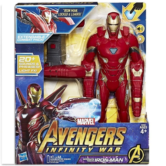Imagen de Muñeco Hasbro Mission Tech Iron Man Avengers E0560 - Default Title