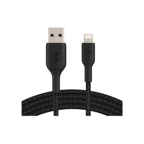 Imagen de Cable Belkin USB-A to Lightning Black HACBEL391