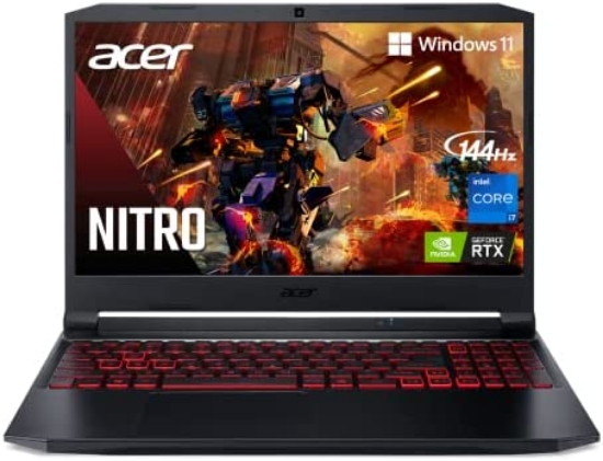 Imagen de Notebook Acer Nitro 5 AN515-57-79TD de 15.6" FHD con Intel Core i7-11800H/8GB RAM/512GB SSD/GeForce RTX 3050Ti de 4GB/W11