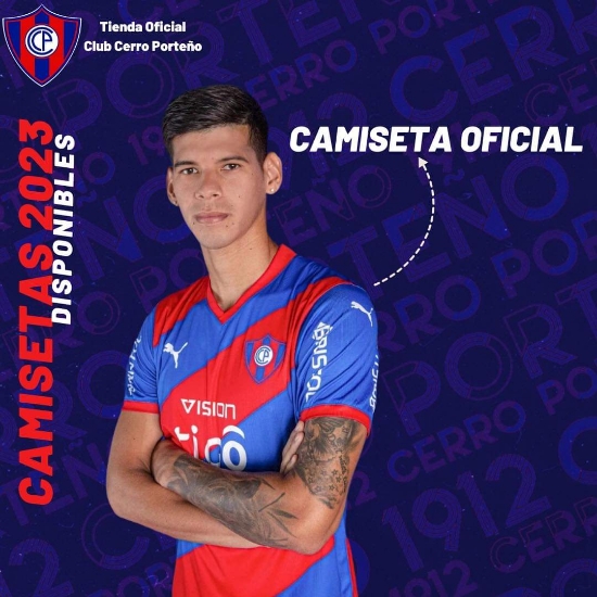 Imagen de Camiseta Oficial 2023 Club Cerro Porteño