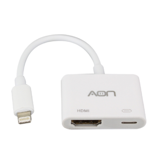 Imagen de Adaptador AON Lightning a HDMI hembra y Lightning