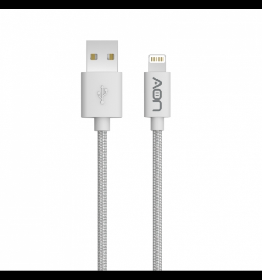 Imagen de Cable AON USB a Lightning MFI 2m Blanco