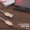 Imagen de CABLE KOLKE USB AM A MICRO USB DORADO KCC-1377 