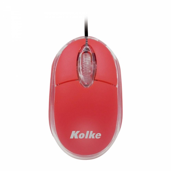 Imagen de Mouse Óptico KOLKE KEM-340 (Rojo) Blister 