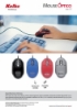 Imagen de Mouse Óptico USB KOLKE KM-117 con Luz (Azul) 