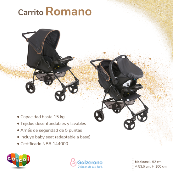 Imagen de Carrito + Baby Seat Romano