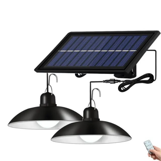 Imagen de  Lampara 2 LED Panel Externo - Energía Solar