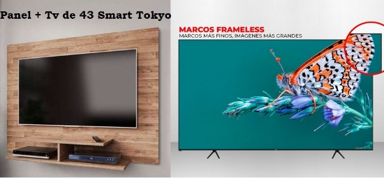 Imagen de Panel + TV de 43 Smart Tokyo 