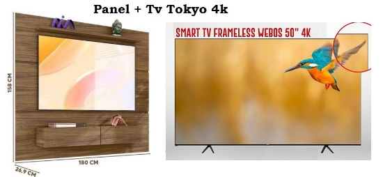 Imagen de Panel + TV de 50 Smart Tokyo 4K