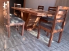 Imagen de Juego de comedor mesa con vidrio y 6 sillas