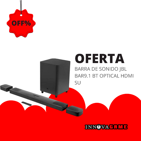 BARRA DE SONIDO JBL BAR9.1 BT/OPTICAL/HDMI/SU . Mi Tienda Vision