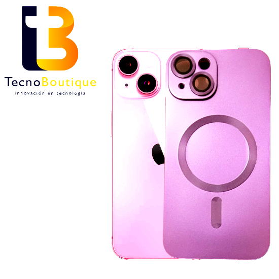 Imagen de Case Iphone 14 Magnético Color Metalizado 