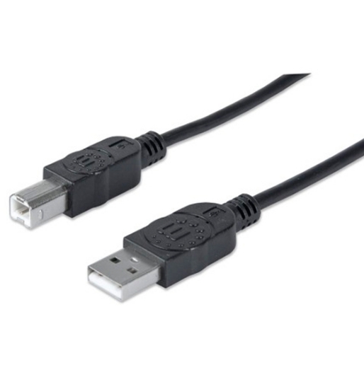 Imagen de Cable Manhattan USB/Printer 1.8M - Negro