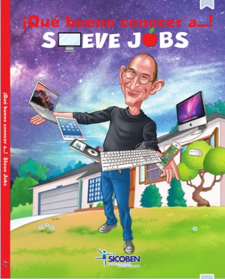 Imagen de Libro Personajes famosos Steve Jobs - Sicoben