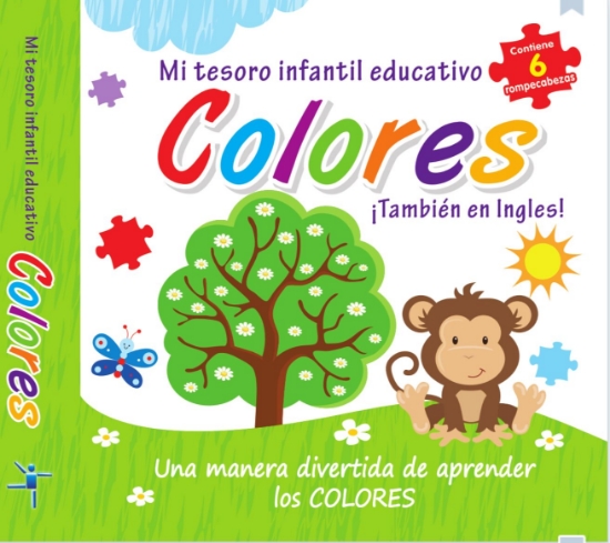 Imagen de Libro Tesoro infantil (rompecabezas) colores 