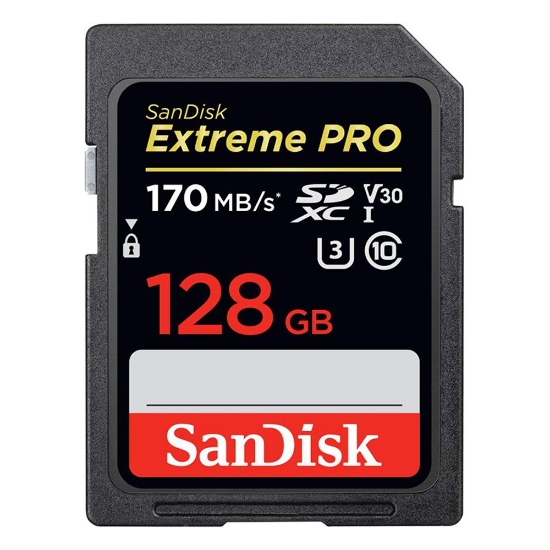Imagen de Memoria SD SanDisk Extreme Pro 170-90 MB/S 128 GB