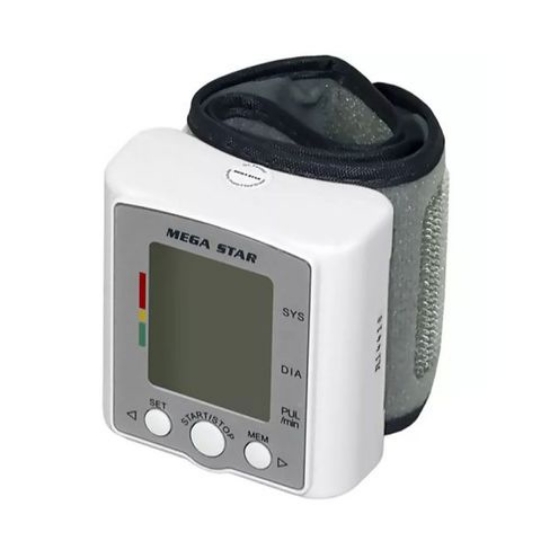 Tensiómetro y Pulsómetro Digital de Pulso Megastar HT520 con Pantalla LCD