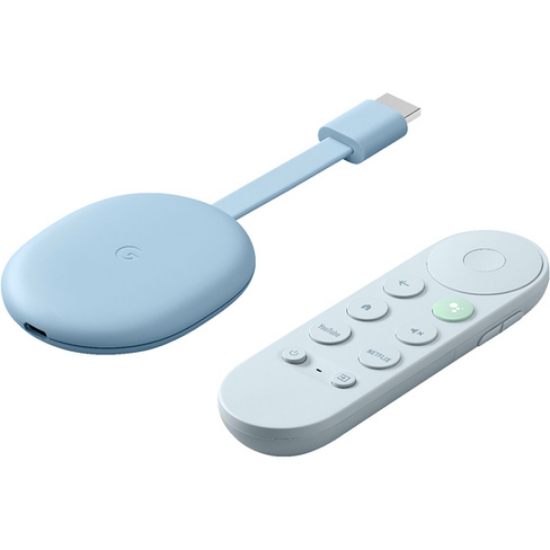  Chromecast Google Cuarta Generación 4K con HDMI Control Remoto Chromecast Wi-Fi