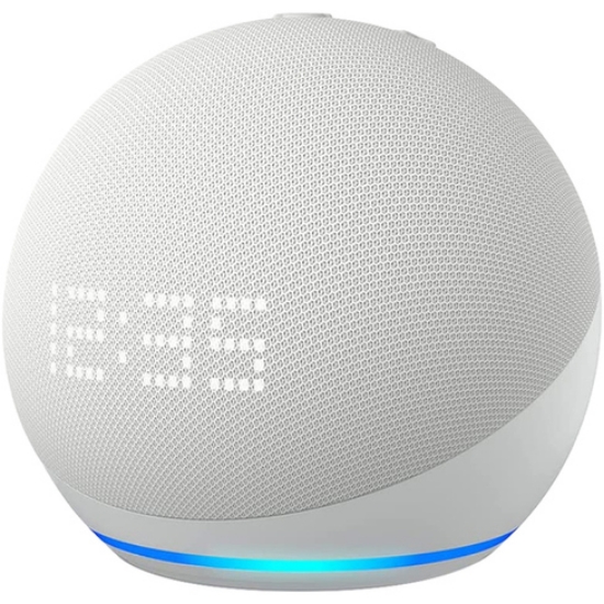 Parlante Amazon Echo Dot 5ª Generacion con Wi-Fi Bluetooth Reloj LED Alexa